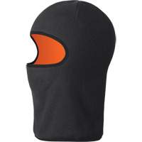 5502 Cagoule &agrave; 1 trou r&eacute;versible, Micro laine, Noir/Orange haute visibilit&eacute; Les Distributions ICE