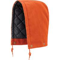 539 Capuchon pour parka, blouson aviateur ou combinaison de s&eacute;curit&eacute; matelass&eacute;e, Orange, Coton Les Distributions ICE
