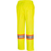 5999PW Pantalon de s&eacute;curit&eacute; routi&egrave;re pour femmes, Polyester, T-petit, Jaune lime haute visibilit&eacute; Les Distributions ICE