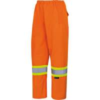 5586 Pantalon de s&eacute;curit&eacute; hydrofuge de 450D, Polyester/Polyur&eacute;thane, 4T-Grand, Jaune lime haute visibilit&eacute; Les Distributions ICE