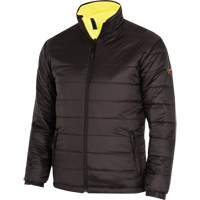 5771 Manteau de s&eacute;curit&eacute; imperm&eacute;able r&eacute;versible, Polyester/Polyur&eacute;thane, Jaune lime haute visibilit&eacute;, Petit Les Distributions ICE