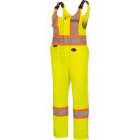 6000W Women's High-Visibility Traffic Safety Overalls, Polyester, X-Small, High Visibility Lime-Yellow Les Distributions ICE