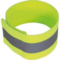 1141 Brassard &eacute;lastique jaune lime haute visibilit&eacute; Les Distributions ICE