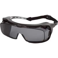 Cappture Plus Safety Goggles, Grey Lens, Anti-Fog, Closed Vent Les Distributions ICE