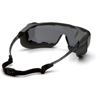 Cappture Plus Safety Goggles, Grey Lens, Anti-Fog, Closed Vent Les Distributions ICE