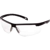 Lunettes de lecture H2MAX avec monture noire, Antibu&eacute;e, Transparent, Dioptrie 2,0 Les Distributions ICE