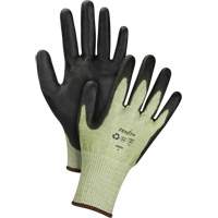 Gants &eacute;lastiques &eacute;cologiques sans coutures r&eacute;sistants &agrave; la coupe, Taille 8, Calibre 13, Rev&ecirc;tement Polyur&eacute;thane, Enveloppe en PEHP/rPET, ASTM ANSI niveau A4 Les Distributions ICE