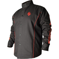 Veste de soudage BSX ignifuge profil&eacute;, Coton, 2T-Grand, Noir Les Distributions ICE