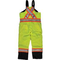 Salopette de s&eacute;curit&eacute; isolante en tissu ind&eacute;chirable, Polyester, T-petit, Jaune lime haute visibilit&eacute; Les Distributions ICE