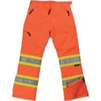 Pantalon de s&eacute;curit&eacute; isolant et extensible pour femmes, Polyester, T-petit, Orange haute visibilit&eacute; Les Distributions ICE