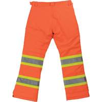 Pantalon de s&eacute;curit&eacute; isolant et extensible pour femmes, Polyester, T-petit, Orange haute visibilit&eacute; Les Distributions ICE