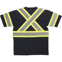Chemise de s&eacute;curit&eacute; &agrave; manches courtes, Coton, T-petit, Noir Les Distributions ICE