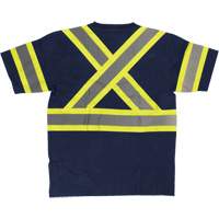 Chemise de s&eacute;curit&eacute; &agrave; manches courtes, Coton, T-petit, Bleu marin Les Distributions ICE