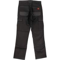 Pantalon de travail WP100, Coton/Spandex, Noir, Taille 12, Entrejambe 30 Les Distributions ICE