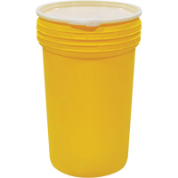 Plastic Lab Pack Nestable Drum with Lever-Lock, 55 US gal., Mobile Les Distributions ICE