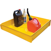 Plateau utilitaire flexible, 12" lo x 12" la x Cap. de d&eacute;versement 2 gal. US Les Distributions ICE