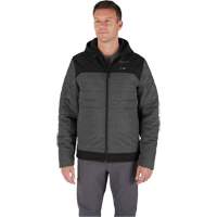 M12 Heated Quietshell Jacket with Battery, Men's, Small, Grey Les Distributions ICE