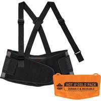 Support dorsal Proflex 1675 avec sachet refroidissant/chauffant, Spandex, T-petit Les Distributions ICE