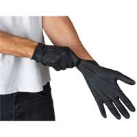 Vending Pack Disposable Gloves, Small, Nitrile, 5-mil, Powder-Free, Black, Class 2 Les Distributions ICE