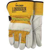 Longhorn Gloves, Large, Grain Cowhide Palm Les Distributions ICE