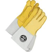 Welder's Gloves with 5.5" Cuff, Grain Cowhide, Size 10.5 Les Distributions ICE