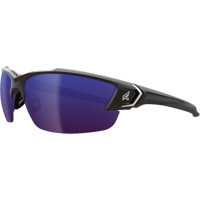 Khor G2 Safety Glasses, Blue Mirror Lens, Anti-Scratch/Polarized, ANSI Z87+/MCEPS GL-PD 10-12/Meets/Exceeds CSA Z94.3 Les Distributions ICE