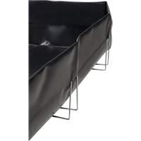 Wire Bracket Berm, 268 US gal. Capacity, 6' W x 8' L x 12" H, L-Bracket Les Distributions ICE