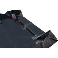 IBX Wall Pop-Up Berm, 268 US gal. Capacity, 6' W x 6' L x 12" H, Snap-Up Bracket Les Distributions ICE