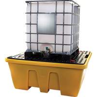 Palette de d&eacute;versements IBC, Capacit&eacute; de d&eacute;versement 333 gal. US, 66" x 66" x 27,5" Les Distributions ICE
