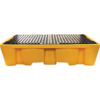 Double IBC Spill Pallet, 317 US gal. Spill Capacity, 89" x 57" x 23" Les Distributions ICE