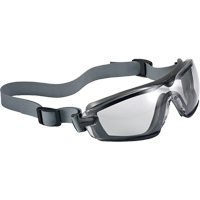 Cobra TPR Compact Safety Goggles, Clear Lens, Anti-Fog/Anti-Scratch, Closed Vent Les Distributions ICE