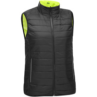 Veste bouffante, enveloppante et r&eacute;versible avec X au dos Bisley pour femmes, Jaune lime haute visibilit&eacute;, Petit, Polyester Les Distributions ICE