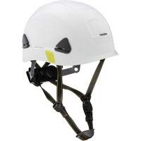 Casque de s&eacute;curit&eacute; d'escalade Fibre Metal, R&eacute;pond aux normes CSA type 2, Suspension Rochet, Non ventil&eacute; Les Distributions ICE