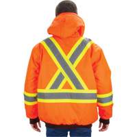 Parka d'hiver imperm&eacute;able 7-en-1, Orange haute visibilit&eacute;, Moyen Les Distributions ICE