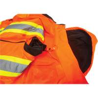 Parka d'hiver imperm&eacute;able 7-en-1, Orange haute visibilit&eacute;, Moyen Les Distributions ICE