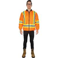 Parka d'hiver imperm&eacute;able 7-en-1, Orange haute visibilit&eacute;, Moyen Les Distributions ICE