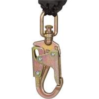 SRL-73302-10LE Cordage de s&eacute;curit&eacute; autor&eacute;tractable, 10', Acier galvanis&eacute;, Pivotant Les Distributions ICE