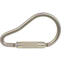 CP-04011-1 Zinc Plated Carabiner with 2" Gate Opening, Steel Les Distributions ICE