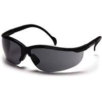 Lunettes de s&eacute;curit&eacute; &agrave; demi-monture Venture II, Lentille Gris, Antibu&eacute;e/Anti-&eacute;gratignures/Antistatique, ANSI Z87+/R&eacute;pond ou surpasse la norme CSA Z94.3 Les Distributions ICE