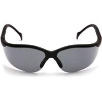 Lunettes de s&eacute;curit&eacute; &agrave; demi-monture Venture II, Lentille Gris, Antibu&eacute;e/Anti-&eacute;gratignures/Antistatique, ANSI Z87+/R&eacute;pond ou surpasse la norme CSA Z94.3 Les Distributions ICE
