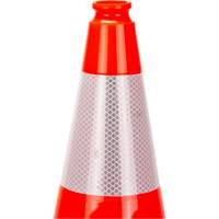 Premium Traffic Cone, 18", Orange, 6" Reflective Collar(s) Les Distributions ICE