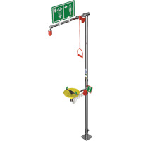Douche combin&eacute;e avec cuvette ouverte en ABS et entr&eacute;e sup&eacute;rieure, Socle Les Distributions ICE