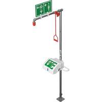 Douche combin&eacute;e avec cuvette ferm&eacute;e en ABS et entr&eacute;e sup&eacute;rieure, Socle Les Distributions ICE