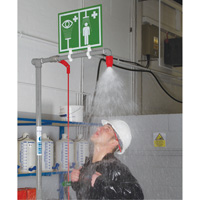 Douche combin&eacute;e avec cuvette ferm&eacute;e en ABS et entr&eacute;e sup&eacute;rieure, Socle Les Distributions ICE