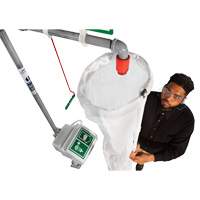 Trousse d'analyse de douche de s&eacute;curit&eacute; avec seau et manchon de douche Les Distributions ICE