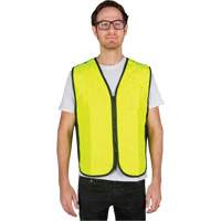 Evaporative Cooling Vest, Medium, High Visibility Lime-Yellow Les Distributions ICE