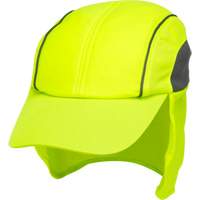 Cooling Hat with Neck Shade, Hi-Vis Lime Les Distributions ICE