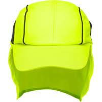 Cooling Hat with Neck Shade, Hi-Vis Lime Les Distributions ICE