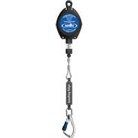 Cordage de s&eacute;curit&eacute; autor&eacute;tractable, 20', Acier galvanis&eacute;, Pivotant Les Distributions ICE