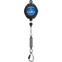 Cordage de s&eacute;curit&eacute; autor&eacute;tractable, 30', Acier galvanis&eacute;, Pivotant Les Distributions ICE